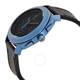 Fossil Machine Chronograph Black Dial Black Leather Strap Watch for Men - FS5361 Buy Now By Fossil