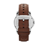 Fossil Grant Twist Multi-Function White Dial Brown Leather Strap Watch for Men - ME1144 Buy Now By Fossil