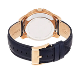 Fossil Grant Twist Multifunction Blue Dial Blue Leather Strap Watch for Men - ME1162 Buy Now By Fossil