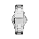 Fossil Grant Skeleton Black Dial Silver Steel Strap Watch for Men - ME3055 Buy Now By Fossil