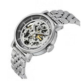 Fossil Boyfriend Automatic Skeleton Silver Dial Silver Steel Strap Watch for Women - ME3067 Buy Now By Fossil