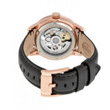 Fossil Townsman Automatic Skeleton Black Dial Black Leather Strap Watch for Men - ME3084 Buy Now By Fossil