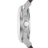 Fossil Grant Automatic Skeleton Black Dial Brown Leather Strap Watch for Men - ME3100 Buy Now By Fossil