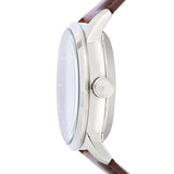 Fossil Townsman Automatic Blue Dial Brown Leather Strap Watch for Men - ME3110 Buy Now By Fossil