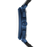 Fossil Machine Chronograph Black Dial Black Leather Strap Watch for Men - FS5361 Buy Now By Fossil