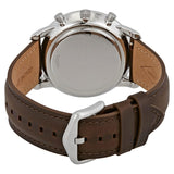 Fossil Neutra Chronograph White Dial Brown Leather Strap Watch for Men - FS5380 Buy Now By Fossil