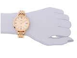 Fossil Jacqueline Rose Gold Dial Rose Gold Steel Strap Watch for Women - ES3435 Buy Now By Fossil