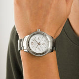 Fossil Stella Sport Multifunction Silver Dial Silver Steel Strap Watch for Women - ES5108 Buy Now By Fossil