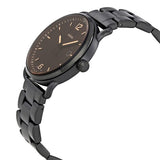Fossil The Commuter Brown Dial Black Steel Strap Watch for Men - FS5277 Buy Now By Fossil