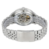 Fossil Townsman Automatic Skeleton Silver Dial Silver Steel Strap Watch for Men - ME3044 Buy Now By Fossil