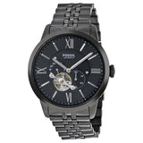 Fossil Townsman Multi Function Mechanical Black Dial Black Steel Strap Watch for Men - ME3062 Buy Now By Fossil