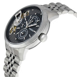 Fossil Townsman Multifunction Black Dial Silver Steel Strap Watch for Men - ME1135 Buy Now By Fossil