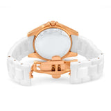 Fossil Ceramic Multifunction White Dial White Steel Strap Watch for Women - CE1006 Buy Now By Fossil