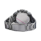 Fossil Bronson Chronograph Black Dial Grey Steel Strap Watch for Men - FS5852 Buy Now By Fossil