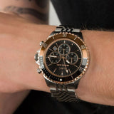 Michael Kors Bayville Chronograph Black Dial Silver Steel Strap Watch For Men - MK8725 Buy Now By Michael Kors