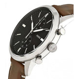 Fossil Townsman Chronograph Black Dial Brown Leather Strap Watch for Men - FS5280 Buy Now By Fossil