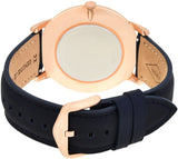 Fossil The Minimalist Slim White Dial Blue Leather Strap Watch for Men - FS5371 Buy Now By Fossil