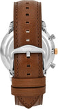 Fossil Neutra Chronograph Black Dial Brown Leather Strap Watch for Men - FS5408 Buy Now By Fossil
