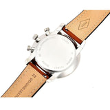 Fossil Goodwin Chronograph Blue Dial Brown Leather Strap Watch for Men - FS5414 Buy Now By Fossil