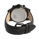 Fossil Goodwin Chronograph Black Dial Black Leather Strap Watch for Men - FS5585 Buy Now By Fossil