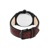 Fossil Everett Chronograph Black Dial Brown Leather Strap Watch for Men - FS5798 Buy Now By Fossil