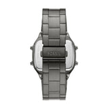 Fossil Retro Digital Black Dial Black Steel Strap Watch for Men - FS5846 Buy Now By Fossil