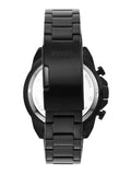Fossil Bronson Chronograph Black Dial Black Steel Strap Watch for Men - FS5876 Buy Now By Fossil