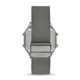 Fossil Retro Digital Purple Dial Grey Mesh Strap Watch for Men - FS5888 Buy Now By Fossil