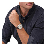 Fossil Neutra Chronograph White Dial Brown Leather Strap Watch for Men - FS6022 Buy Now By Fossil