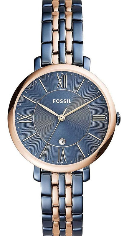 Fossil Jaqueline Grey Dial Two Tone Steel Strap Watch for Women - ES4321 Buy Now By Fossil