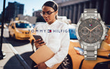 Tommy Hilfiger Haven Chronograph Quartz Grey Dial Grey Steel Strap Watch For Women - 1782196 Buy Now By Tommy Hilfiger
