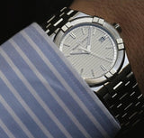 Maurice Lacroix Aikon Date White Dial Silver Steel Strap Watch for Men - AI1008-SS002-131-1 Buy Now By Maurice Lacroix