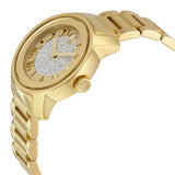 Movado Bold Pave Gold Dial Gold Steel Strap Watch For Women - 3600255 Buy Now By Movado