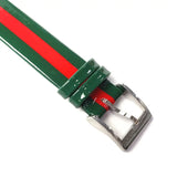 Gucci G Frame Quartz Green & Red Mother of Pearl Dial Multicolor Leather Strap Watch For Women - YA147408 Buy Now By Gucci