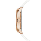 Guess G Twist White & Gold Dial White Silicone Strap Watch For Women - W0911L5 Buy Now By Guess