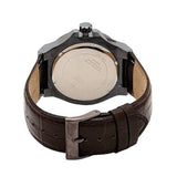 Guess Force Quartz Brown Dial Brown Leather Strap Watch For Men - W0674G5 Buy Now By Guess