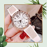 Guess Swirl Quartz Silver Dial White Rubber Strap Watch For Women - W1096l2 Buy Now By Guess