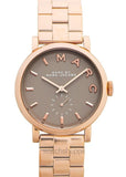 Marc Jacobs Baker Brown Dial Rose Gold Steel Strap Watch for Women - MBM8632 Buy Now By Marc Jacobs
