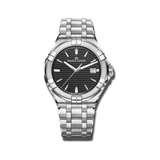 Maurice Lacroix Aikon Venturer Black Dial Silver Steel Strap Watch for Men - AI1008-SS002-331-1 Buy Now By Maurice Lacroix