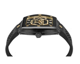 Philipp Plein Hexagon Phantom Black Dial Black Silicone Strap Watch For Men- PWPUA0224 Authentic Buy Shop Now