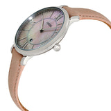 Fossil Jacqueline Blush Mother of Pearl Dial Pink Leather Strap Watch for Women - ES4151 Buy Now By Fossil