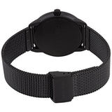 Calvin Klein Minimal Black Dial Black Mesh Bracelet Watch for Women - K3M5245X Buy Now By Calvin Klein