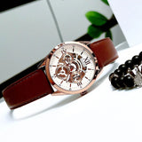 Guess Multi-Function Chronograph White Dial Brown Leather Strap Watch For Men - GW0389G8 Buy Now By Guess