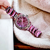 Guess Queen Multicolor Dial Multicolor Steel Strap Watch For Women - GW0464L4 Buy Now By Guess