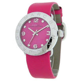 Marc Jacobs Amy Pop Pink Dial Pink Leather Strap Watch for Women - MBM1286 Buy Now By Marc Jacobs