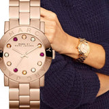 Marc Jacobs Amy Dexter Rose Gold Dial Rose Gold Steel Strap Watch for Women - MBM3216 Buy Now By Marc Jacobs