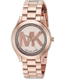 Michael Kors Slim Runway Rose Gold Dial Rose Gold Steel Strap Watch for Women - MK3549 Buy Now By Michael Kors