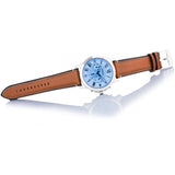 Fossil Grant Chronograph Blue Dial Brown Leather Strap Watch for Men - FS5184 Buy Now By Fossil