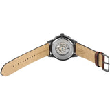Fossil Townsman Automatic Skeleton Black Dial Brown Leather Strap Watch for Men - ME3181 Buy Now By Fossil