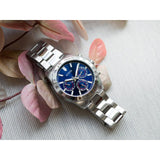 Guess Altitude Chronograph Blue Dial Silver Steel Strap Watch for Men - GW0329G1 Buy Now By Guess